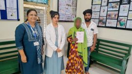 A woman missing for over two-and-a-half years is reunited with her family after officials at Nagpur's Regional Mental Hospital, police, government authorities and an NGO traced her identity across Maharashtra, Andhra Pradesh and Tamil Nadu. (Special Arrangements)