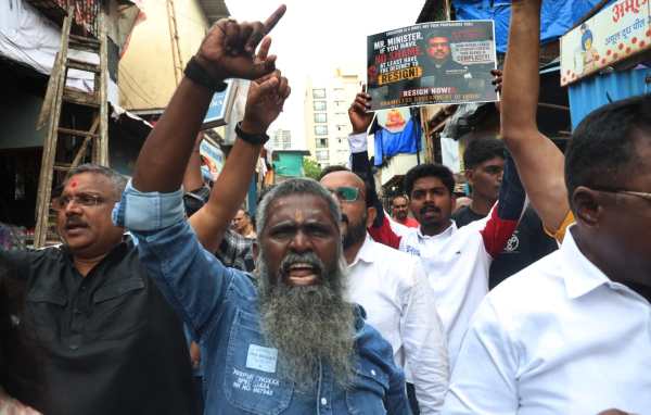 Several participants said Tuesday's gathering was organised after police prevented Monday's protest from taking shape.