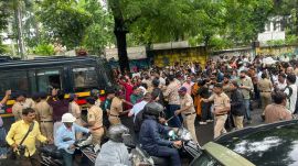 Several protesters detained during CJP protest