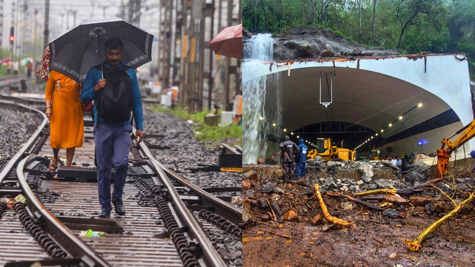 Monsoon throws Mumbai transport off track; flights diverted, trains cancelled, buses rerouted
