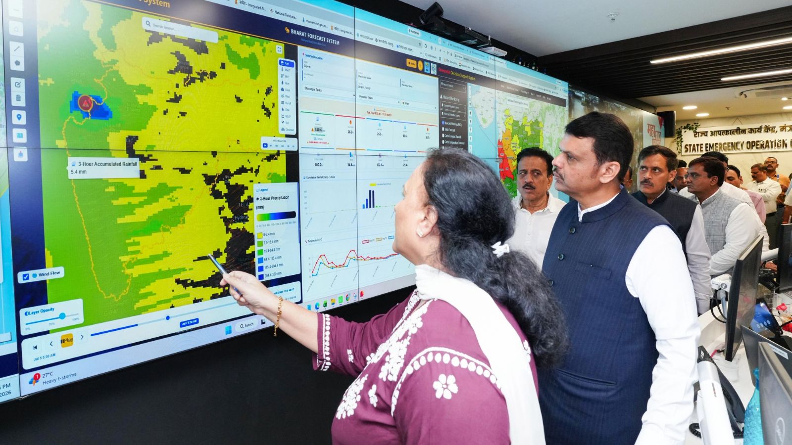 Heavy rain to persist till July 8 says Maharashtra CM Fadnavis; Nashik braces for 300 mm downpour