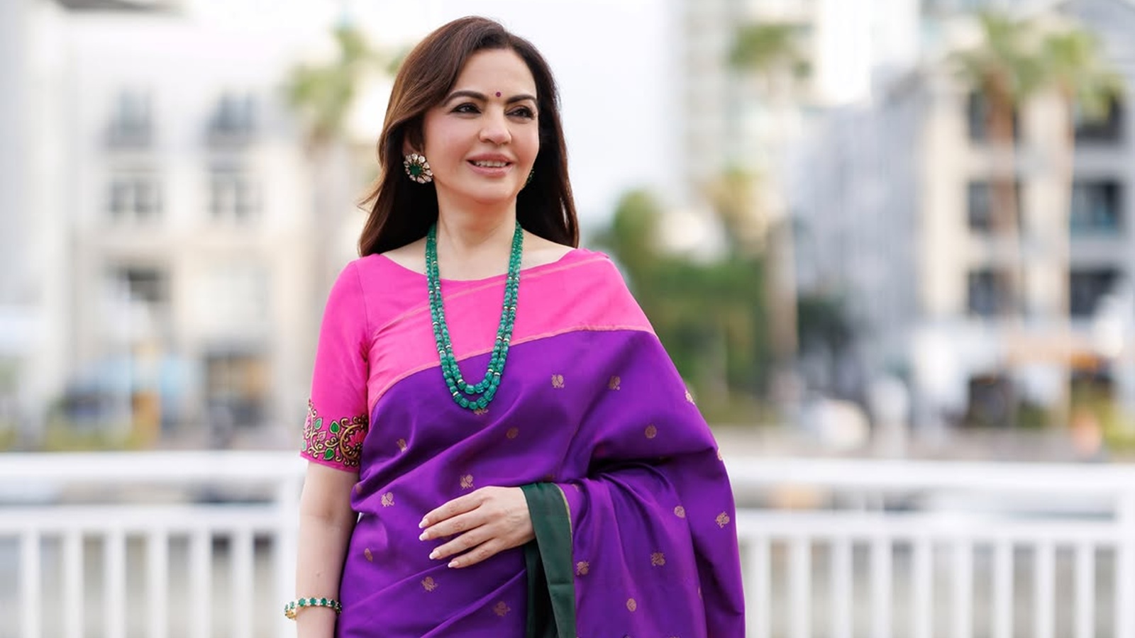 Decoding Nita Ambani’s Royal Purple Saree: The 400-Year History of Korvai Kanjeevaram