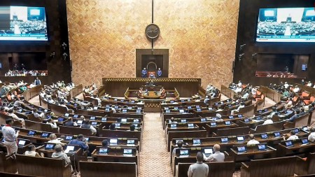 rajya sabha disrupted, Lok Sabha disrupted, Lok Sabha disrupted for 3rd day, CJP Jantar Mantar protest, Jantar Mantar protest, Delhi protest, jantar mantar protest, Cockroach Janta Party, CJP protest Delhi, NEET paper leak, unemployment in India, Delhi street protests, Bhagat Singh jail diary, Jantar Mantar protest, Jodhpur IT professionals protest, Shahdara Delhi, youth protests India, media misinformation, Indian Express reporting, civil rights dissent India, Indian express news, current affairs