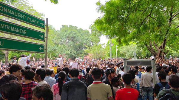CJP Protest, Jantar Mantar (Express Photo by Swapnil Joglekar)