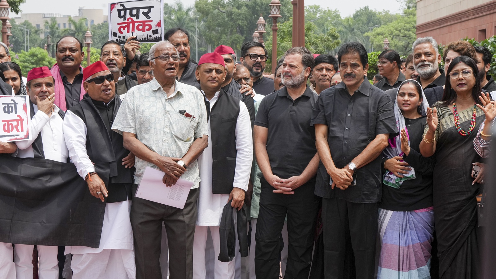 oppn protests
