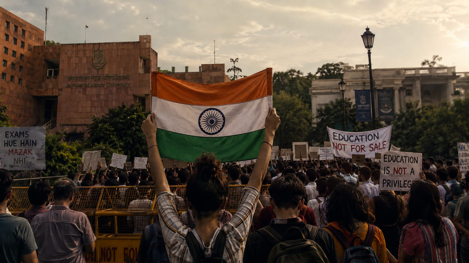 Students Speak Up at Jantar Mantar, Universities Remain Silent