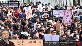 The CJP Jantar Mantar protest site on Monday, July 20.
