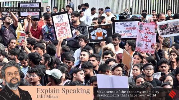The CJP Jantar Mantar protest site on Monday, July 20.