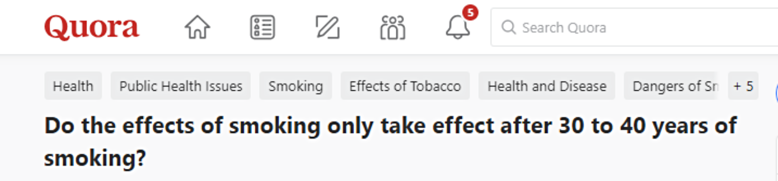 smoking