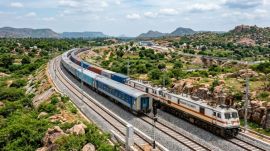 Two new railway lines approved by the Cabinet will strengthen rail connectivity between Karnataka and Andhra Pradesh. (Image generated using AI)