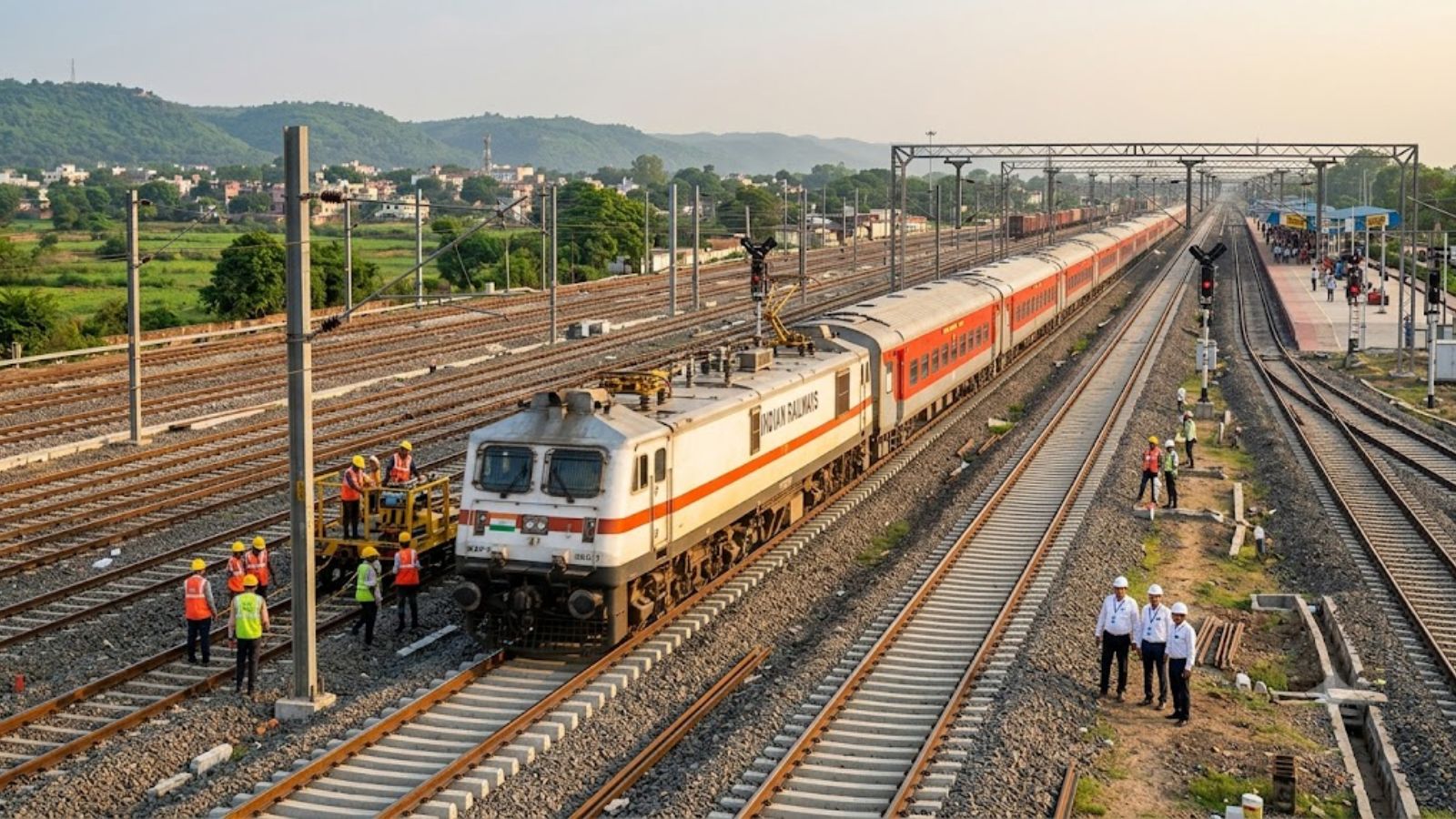 Rs 1,131 crore Indian Railways project cleared for Bihar, West Bengal and Jharkhand (Image generated using AI)