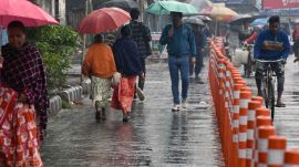 heavy rain
