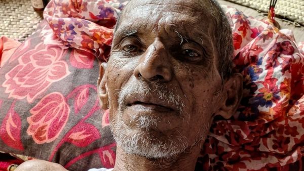 Ratan Lakra, a 75-year-old pension beneficiary whose family says delays in completing e-KYC prevented them from withdrawing money for his tuberculosis treatment before his death. (Express Photo)