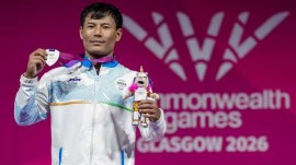 Rishikanta's path from the quaint Imphal village to the Commonwealth Games podium began almost by chance. (PTI Photo)