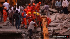 rohini building collapse