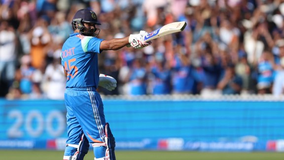 Rohit Sharma smashed 138 at Lord's on Sunday, the first ODI century by an Indian at the venue. (AP Photo)