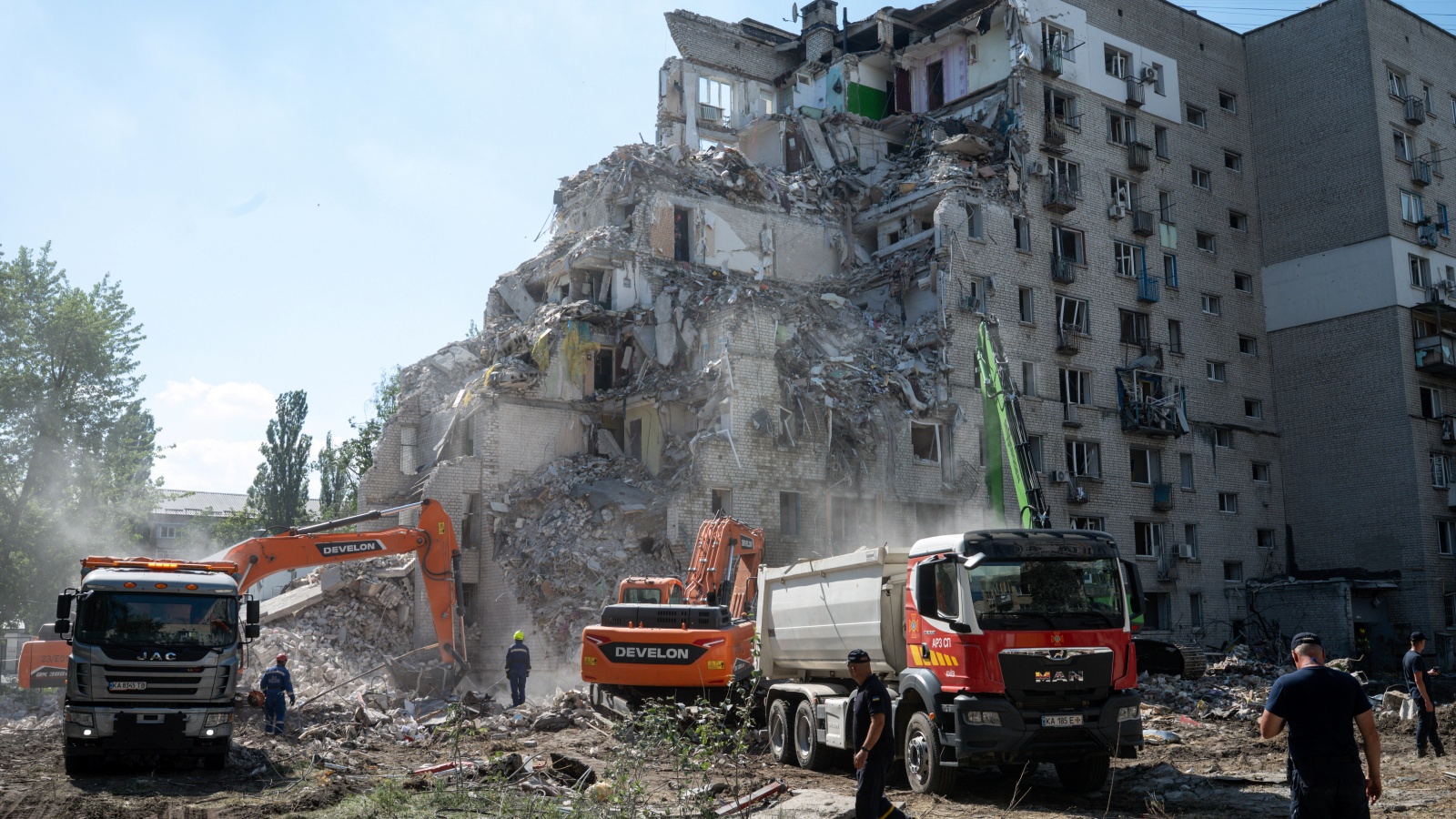 Mourning declared in Kyiv after Russian drone and missile attack leaves 27 dead