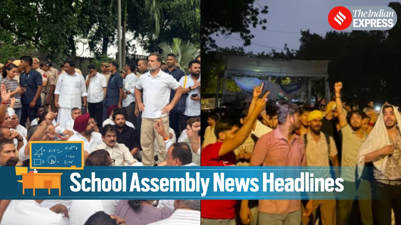 National and International News Highlights Including Protests and Security Tensions