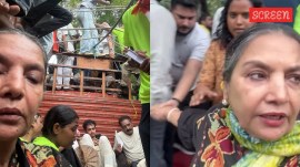 Shabana Azmi at CJP protest on Monday, July 20