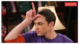 Jim Parsons as Sheldon Cooper on The Big Bang Theory.