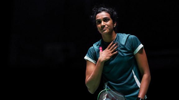 Sindhu noted that the long wait for a title had made her careful and even disbelieving when she was on 21-17, 20-17, a point away. (BWF/Badminton Photo)
