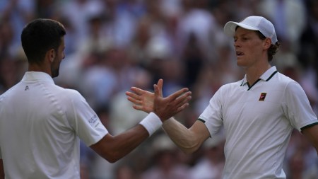 Sinner was generous in his praise of Djokovic's campaign. (AP Photo)