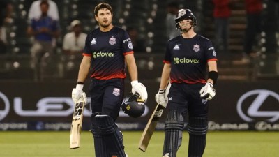 MLC 2026: Andries Gous and captain Steve Smith put on 241 off 89 balls during a record Eliminator chase against MI New York. (Sportzpics)