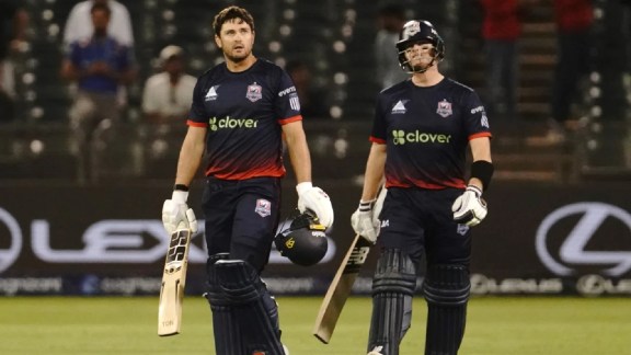 MLC 2026: Andries Gous and captain Steve Smith put on 241 off 89 balls during a record Eliminator chase against MI New York. (Sportzpics)