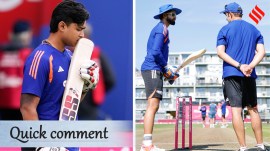 Teenager Vaibhav Sooryavanshi was left out of the playing XI, with Sanju Samson returning to the side. (AP Photo/CREIMAS)