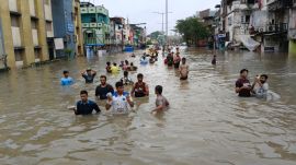 surat, waterlogging, rainfall,
