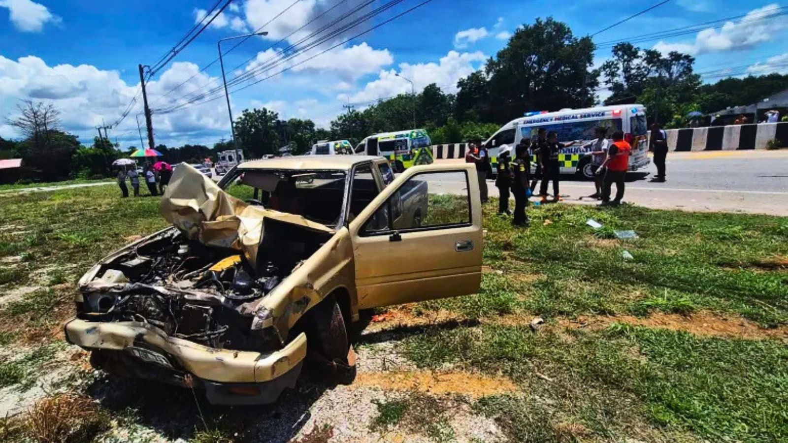 Thailand: Pickup Driven by 11-Year-Old Kills 8 Buddhist Monks on Pilgrimage Walk