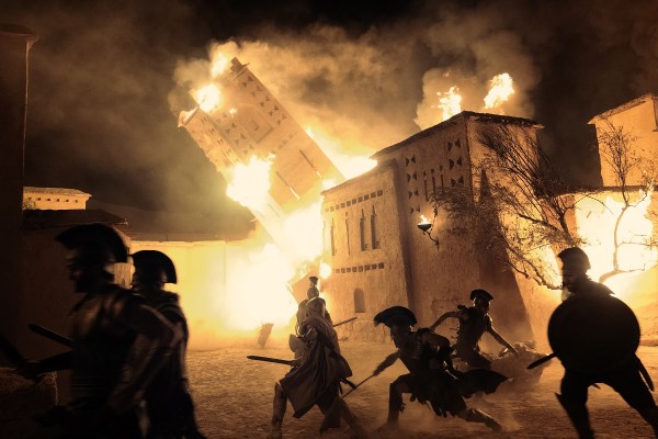 The battle of Troy.