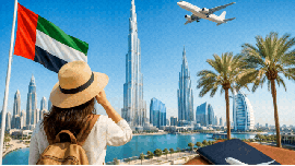 Visa holders can stay in the UAE for up to 90 days on each visit, with the option of extending the stay by another 90 days. (AI-generated image)