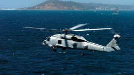 US Sea Hawk helicopter, arabian sea