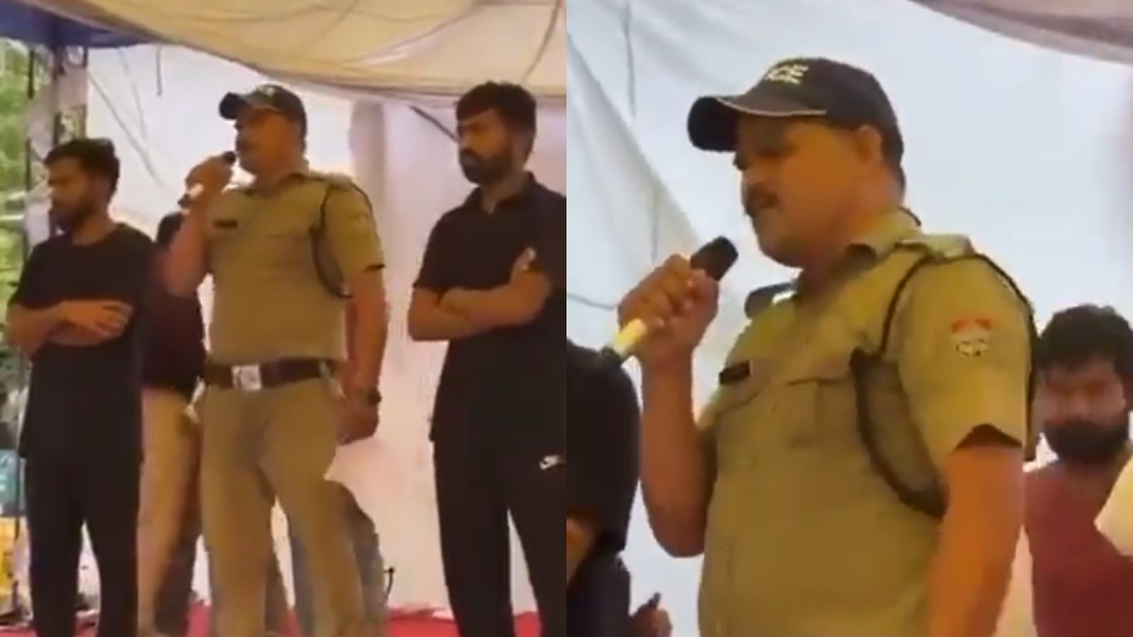 Handing Dipke his badge, constable ‘resigns’ from Jantar Mantar stage, Uttarakhand police say already under suspension