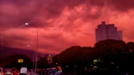 venezuela earthquake, caracas sky