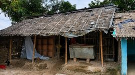 The teenager is one of six children of a daily wager. Their home in a village in Kishanganj, Bihar. (Express Photo)