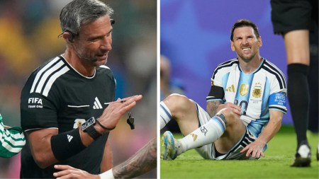 Referee Slavko Vincic who will officiate the FIFA World Cup 2026 final, oversaw Argentina's last defeat in the tournament. (AP Photo)