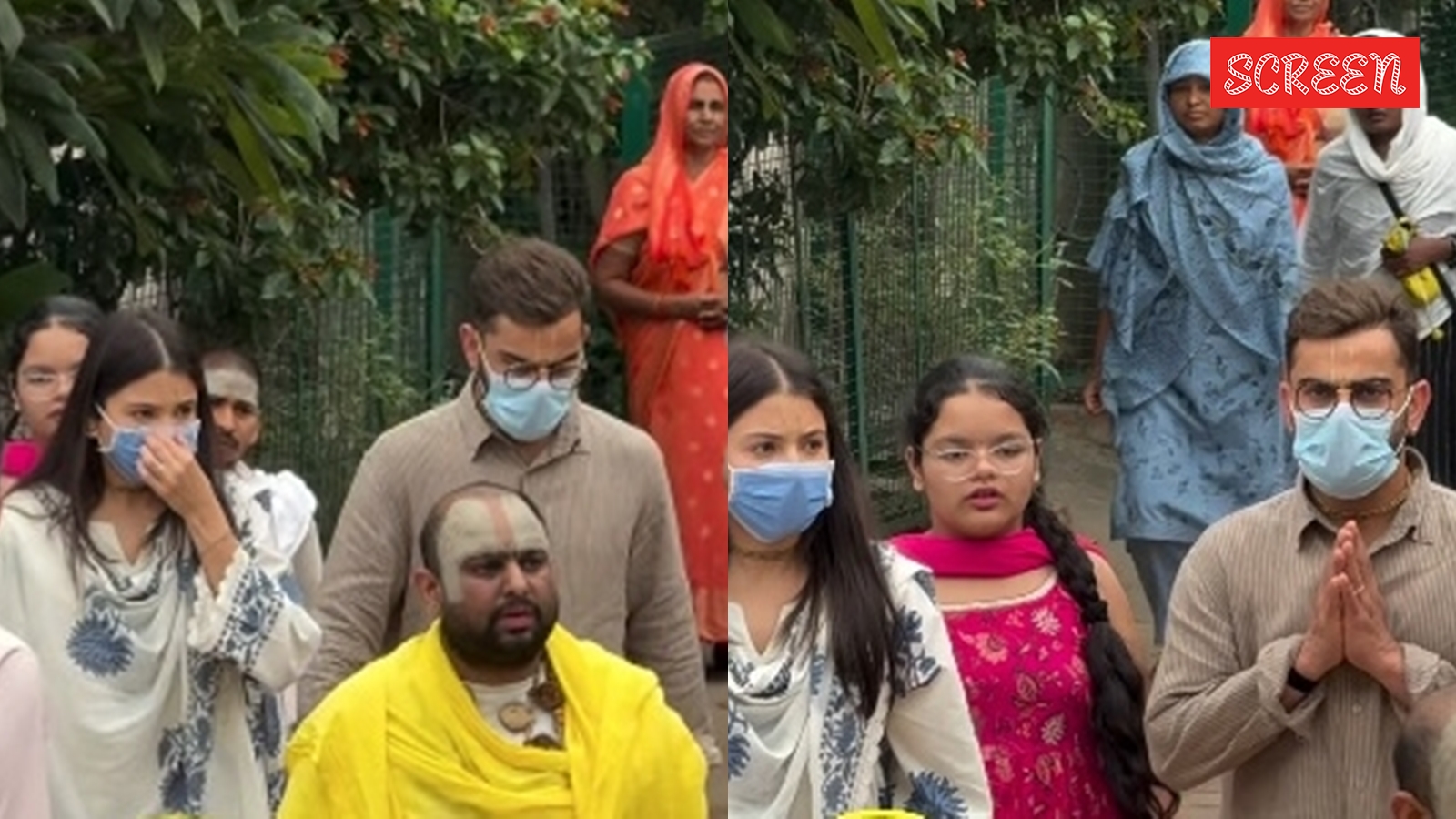 Virat Kohli, Anushka Sharma visit Premanand Ji Maharaj’s ashram in less than 6 months. Watch | Bollywood News