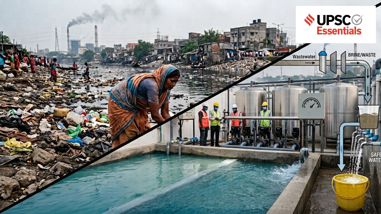What are the emerging problems associated with chemical disinfection of water?