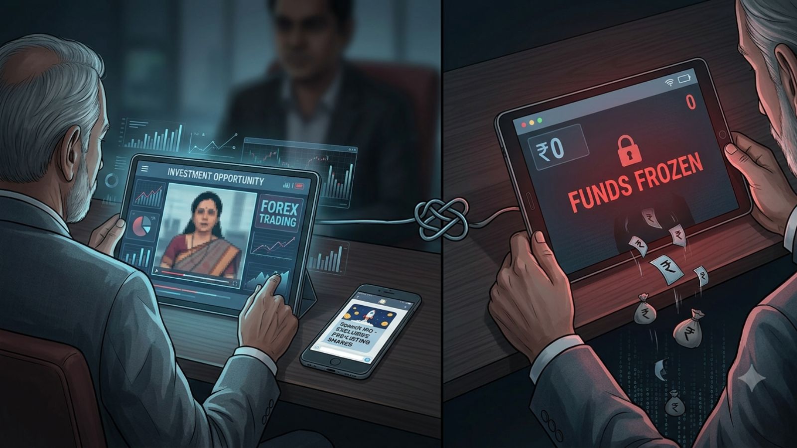 Retired Banker Defrauded of ₹1.05 Crore in Sophisticated 'Digital Arrest' Scam