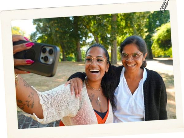  Meena and Minal during their last reunion. Credit: Reuters
