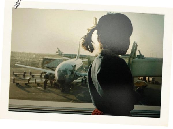 Meena waits at the Schiphol Airport for her brother Ashok to arrive from India. Credit: Meena Getlink