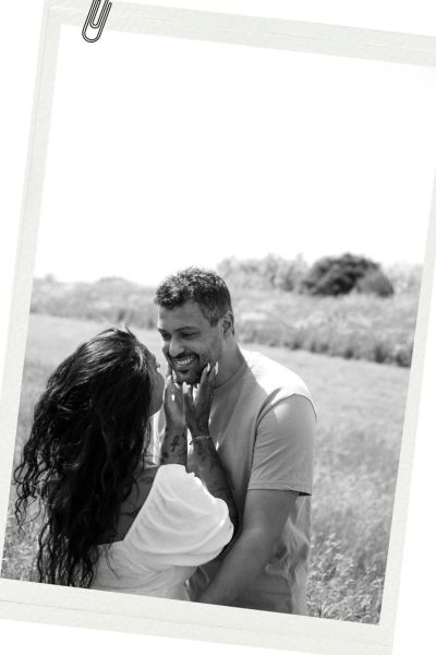 Meena with her partner Jeroen. credit: Meena Getlink