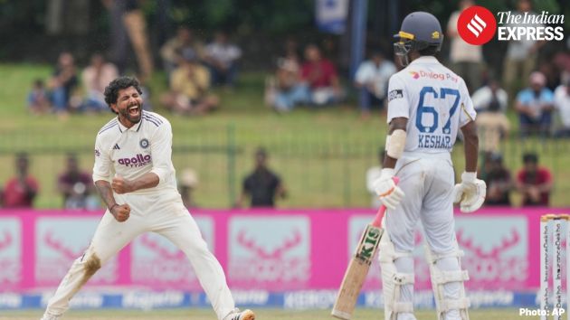 Just over 10 overs later, Ravindra Jadeja dismissed Prabath Jayasuriya