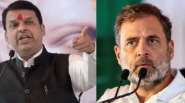 Devendra Fadnavis Rahul Gandhi Chhatron Ki Goonj Pune