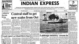 40 Years Ago, central government employees salaries, central government employees Revised pay scales, Talks on security belt bill, Laldenga sworn in, Bihar House gherao plan flops, editorial, Indian express, opinion news, current affairs