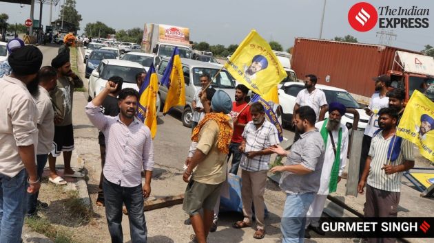 Members of the Morcha and farmer organisations staged dharnas at several places, including Bathinda, Sangrur, Patiala, Barnala, Faridkot and Moga, to enforce the bandh