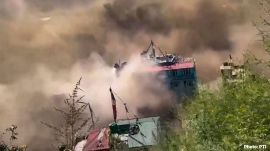 Flash floods in Nepal’s Bhote Koshi River