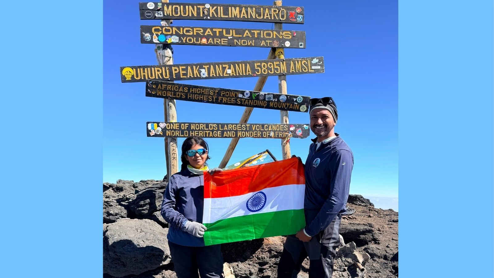पुणे की 11 वर्षीय बालिका ने माउंट किलिमंजारो की चोटी पर फहराया सफलता का परचम